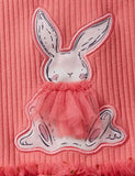 Cartoon Rabbit Appliqué Tulle Dress - Bebehanna