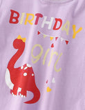 Cute Dinosaur Print T-shirt