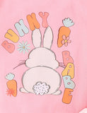 Easter Multicolor Bunny Print Romper Set - Bebehanna