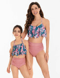 Floral Ruffle Family Matching Swim Suit - Bebehanna