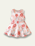 Flower Printed Sleeveless Dress