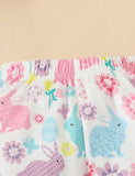 Easter Cute Short Sleeve Rabbit Romper Set - Bebehanna