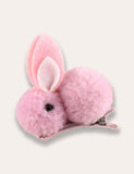 2PCS Easter Bunny Plush Hairpins - Bebehanna