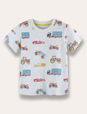 Cartoon Car Printed T-Shirt - Mini Taylor