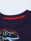 Line Dinosaur Printed Sweatshirt