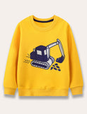 Excavator Printed Sweatshirt