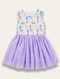 Easter Bunny Appliqué Tulle Dress - Bebehanna