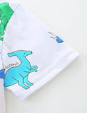 Cartoon Dinosaur Printed T-Shirt