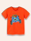 Driving Tiger Printed T-Shirt