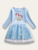 Star Unicorn Tulle Dress - Bebehanna