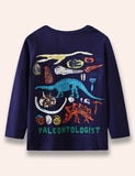 Dinosaur Paleontologist Printed Sweatshirt