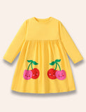 Cherry Appliqué Dress