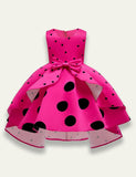 Polka Dot Printed Party Dress