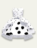 Polka Dot Printed Party Dress