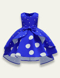 Polka Dot Printed Party Dress