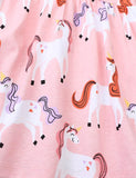 Unicorn Printed Long Sleeve Dress