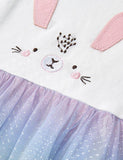 Rabbit Appliqué Tulle Dress - Bebehanna