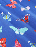 Multi Butterfly Printed Dress