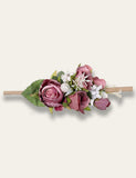 Colorful Artificial Flower Headband - Bebehanna