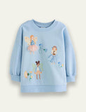 Cute Elf Printed Sweater