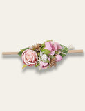 Colorful Artificial Flower Headband - Bebehanna