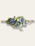 Colorful Artificial Flower Headband - Bebehanna