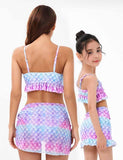 Mermaid Printed Family Matching Swim Suit - Bebehanna