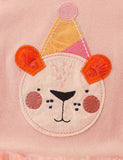 Cartoon Bear Appliqué Tulle Dress