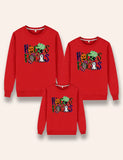 Halloween Candy Pumpkin Printed Family Matching Sweatshirt