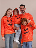 Halloween Smile Pumpkin Family Matching hooded Sweatshirt