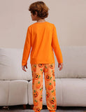 Halloween Cartoon Pumpkin Family Matching Pajamas