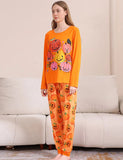 Halloween Cartoon Pumpkin Family Matching Pajamas