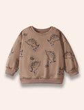 Dinosaur Printed Sweatshirt Set