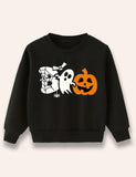 Halloween Boo Printed Family Matching Sweatshirt