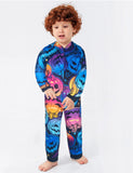 Halloween Multi Pumpkin Printed Family Matching Pajamas