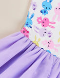 Easter Bunny Appliqué Tulle Dress - Bebehanna