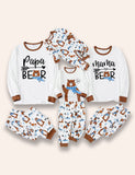 Christmas Cute Bear Printed Family Matching Pajamas