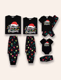 Merry Christmas Printed Family Matching Pajamas