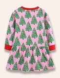 Christmas Tree Printed Dress