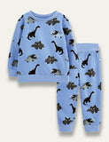 Blue Dinosaur Print Set