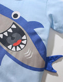 Blue Shark T-shirt - Bebehanna