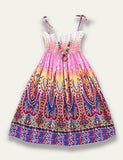 Bohemian Print Family Matching Dress - Bebehanna