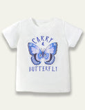 Butterfly Printed T-Shirt - Bebehanna