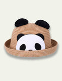 Cartoon Panda Straw Hat - Bebehanna