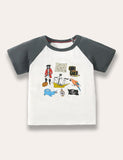 Cartoon Printed T-shirt - Bebehanna