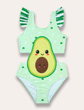 Cartoon Sleeveless Swimsuit - Mini Taylor