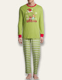 Christmas Grinch Print Family Matching Pajamas - Mini Taylor