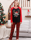 Christmas Hat Printed Family Matching Pajamas - Mini Taylor