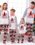 Christmas Plaid Stitching Family Matching Pajamas