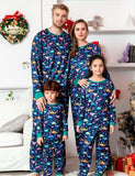 Chrëschtdag Print Family passende Pyjamas